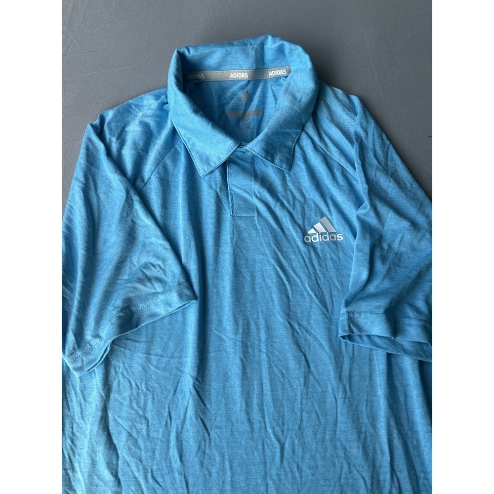 Polo Adidas‎ Go-To GOLF Blue T-shirt blue size S